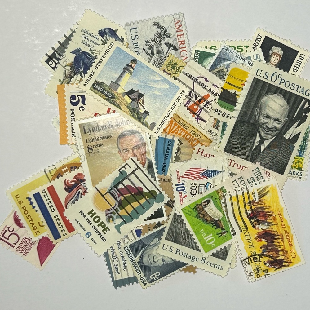 Vintage Postage Stamp Collection‎